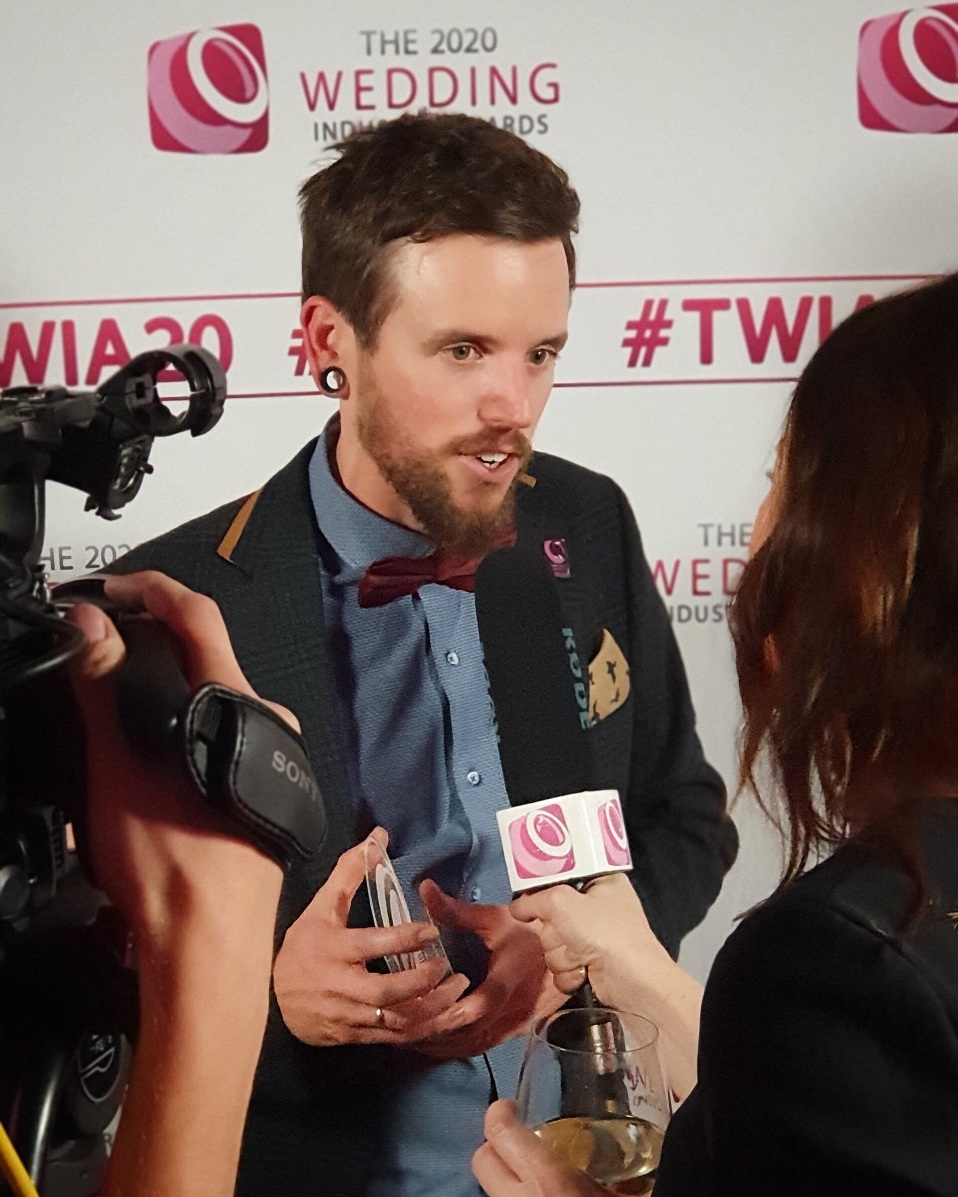 WINNER! Matt wins big at The Wedding Industry Awards!