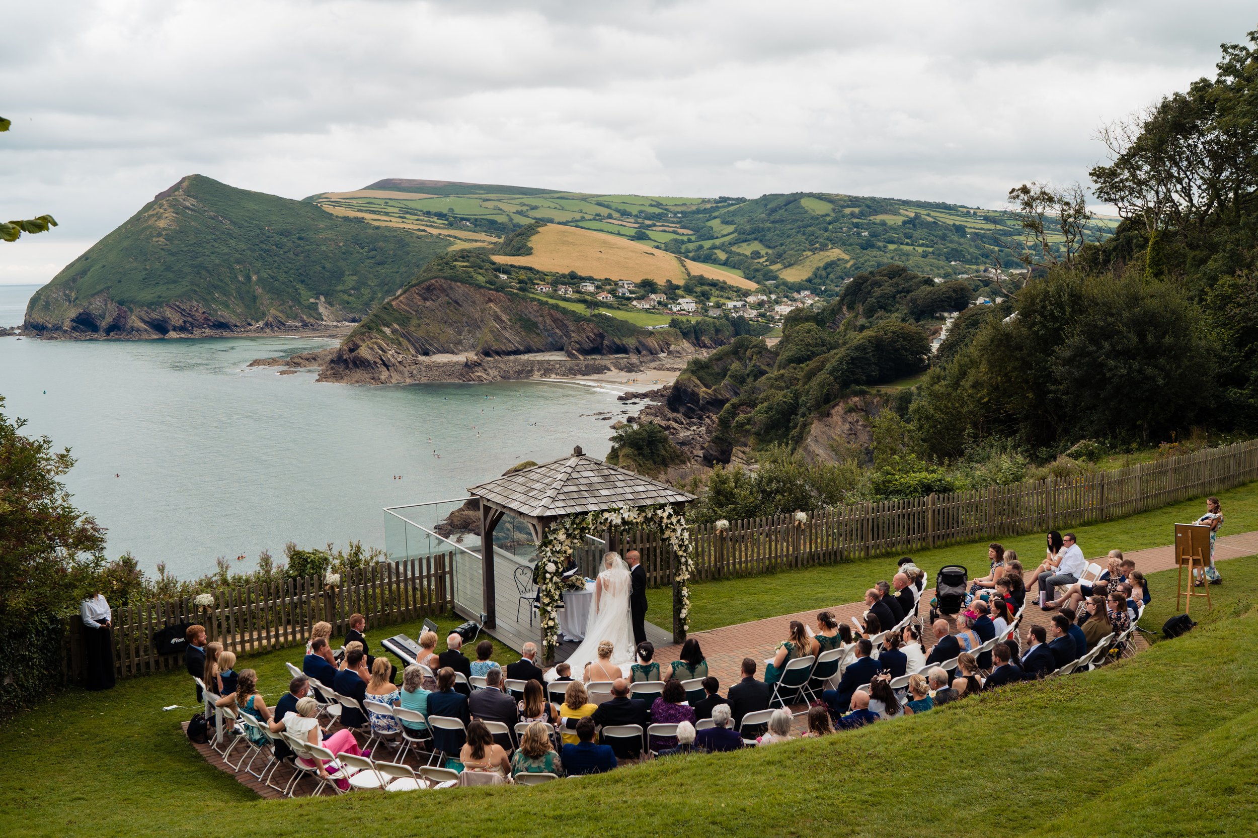 Georgina & Dougie – Sandy Cove Hotel – Coombe Martin, Devon