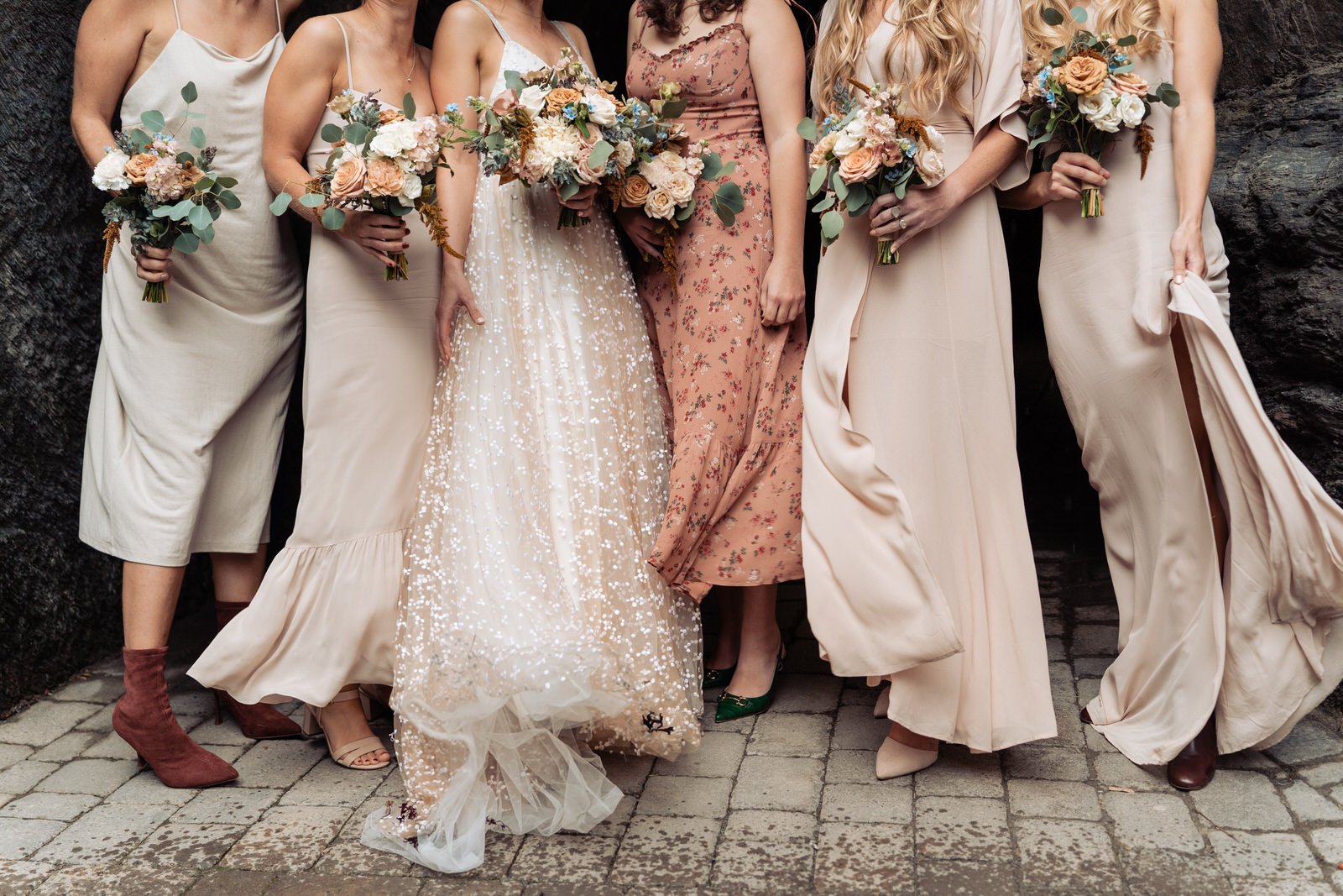 bride and bridal party