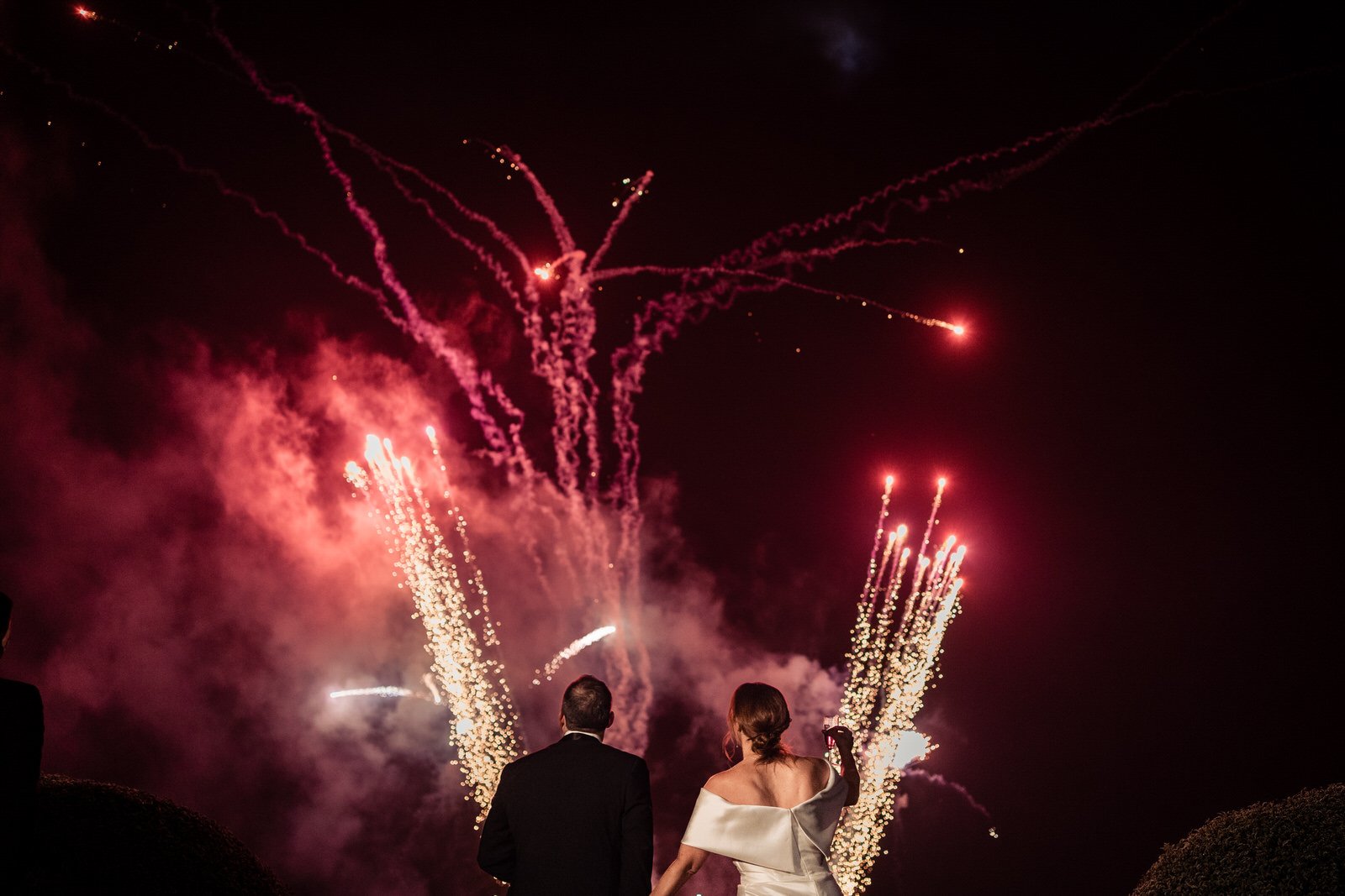 wedding fireworks